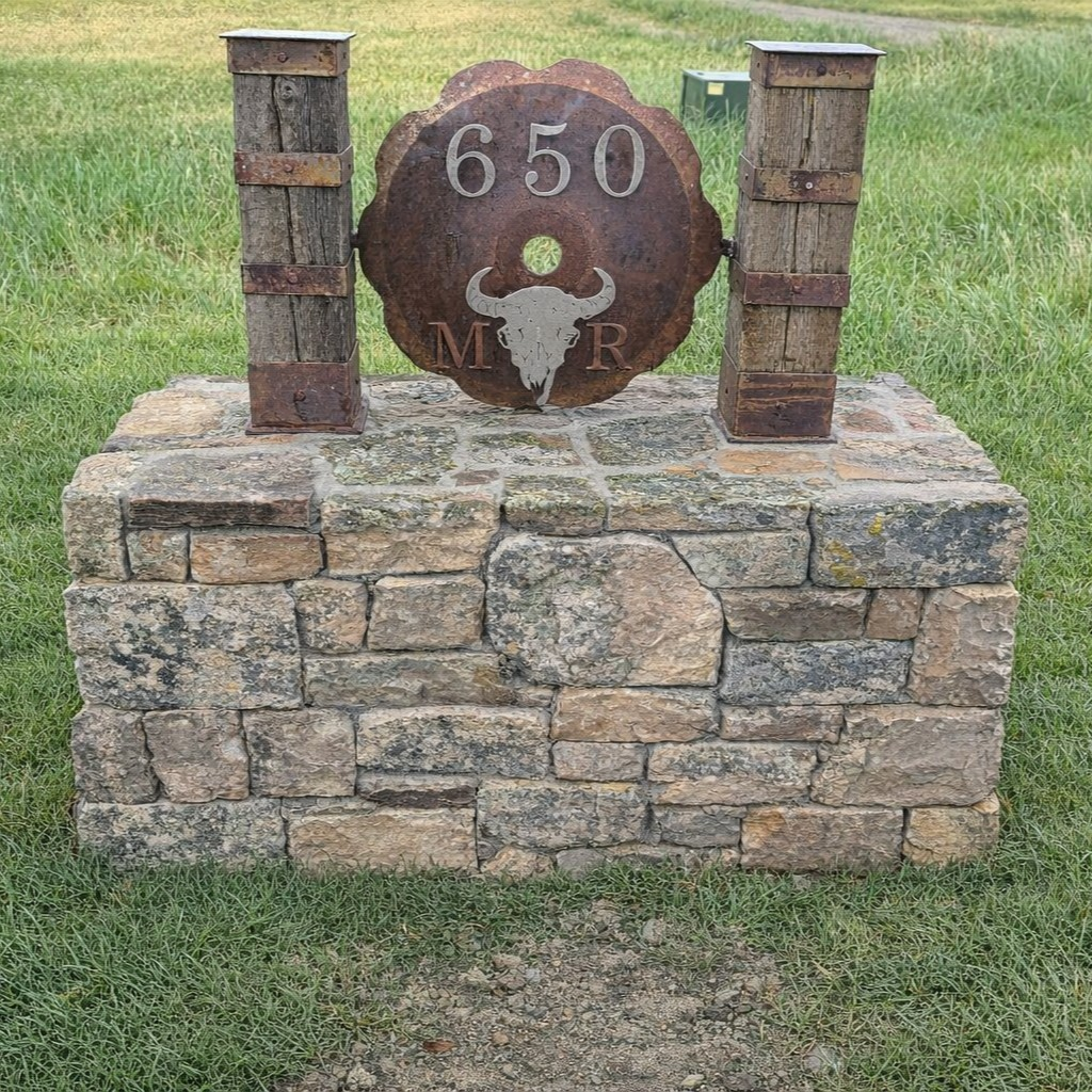 Completed stone masonry project